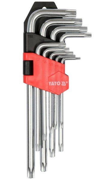 Imagen de Jgo Llave L Torx .9Pz Std Seg T10-T50 - HT automotriz e industrial