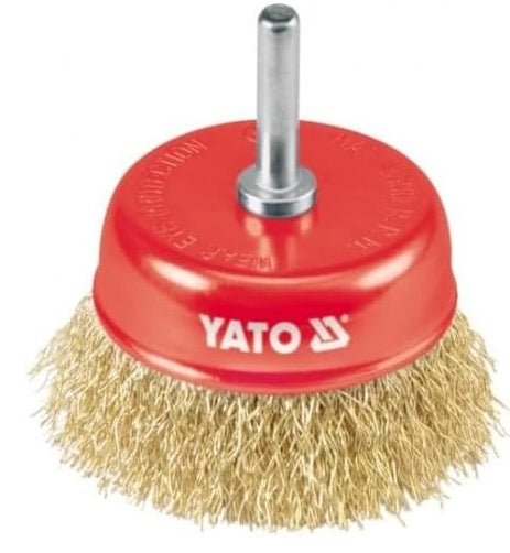 Imagen de Cepillo Copa C/Espiga 3X1/4 - HT automotriz e industrial