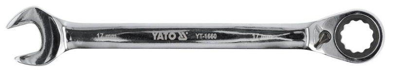 Imagen de Llave Combinada 17mm Ratchet Ajustable - HT automotriz e industrial