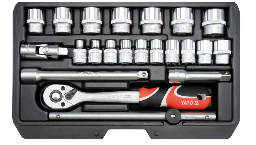 Imagen de Jgo Socket 3/8 6-22M 6Pt 22Pz - HT automotriz e industrial