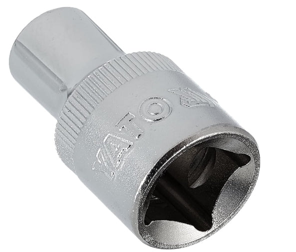 Socket Corto 1/2" x 9 mm 6 Puntas Yato