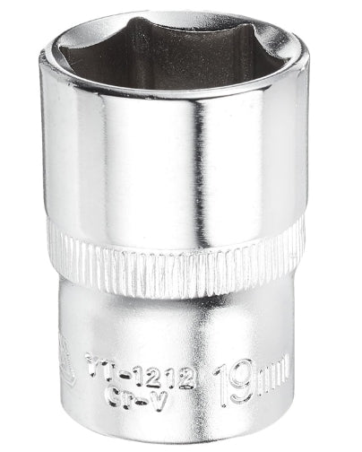 Socket Corto 1/2" x 19 mm 6 Puntas Yato