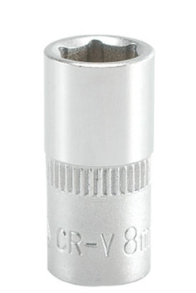 Socket Corto 1/4" x 8 mm 6 Puntas Yato