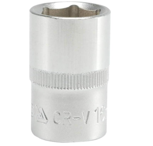 Socket Corto 1/2" x 16 mm 6 Puntas Yato