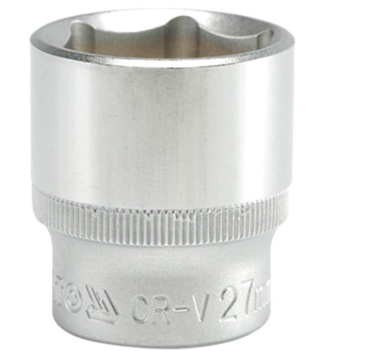 Socket Corto 1/2" x 27 mm 6 Puntas Yato