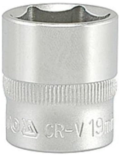 Socket Corto 3/8" x 19 mm 6 Puntas Yato