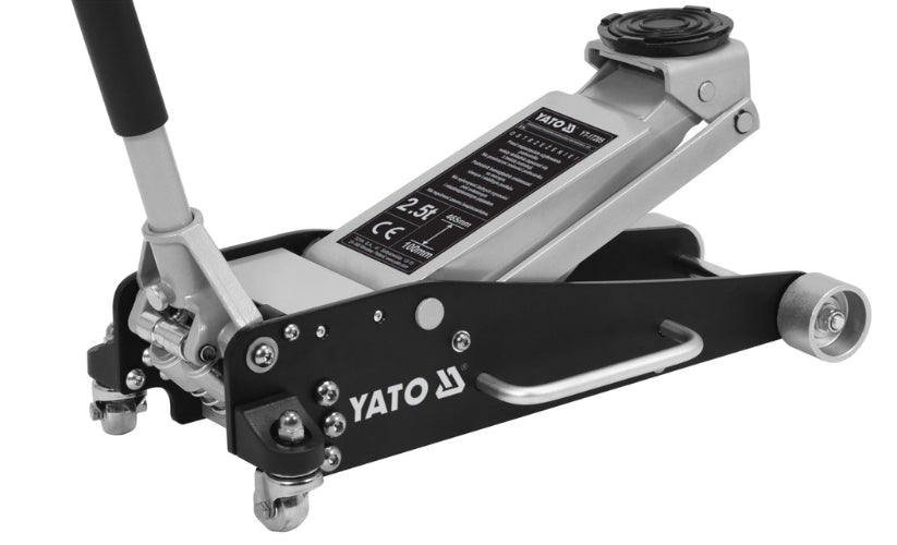 Gato Garaje Bajo Perfil 2.5 Toneladas Bomba Doble de Aluminio | YATO