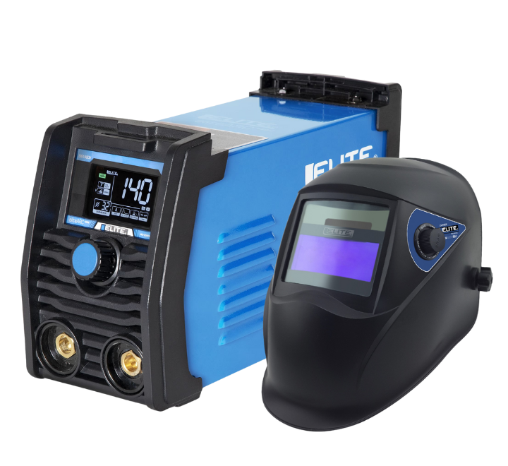 Kit de Soldadura (Si6140Dv) Inversor ARC 140 AMP Mini 110/220V (Procesos MMA y TIG) + Careta Electrónica Variomatic 501 Elite