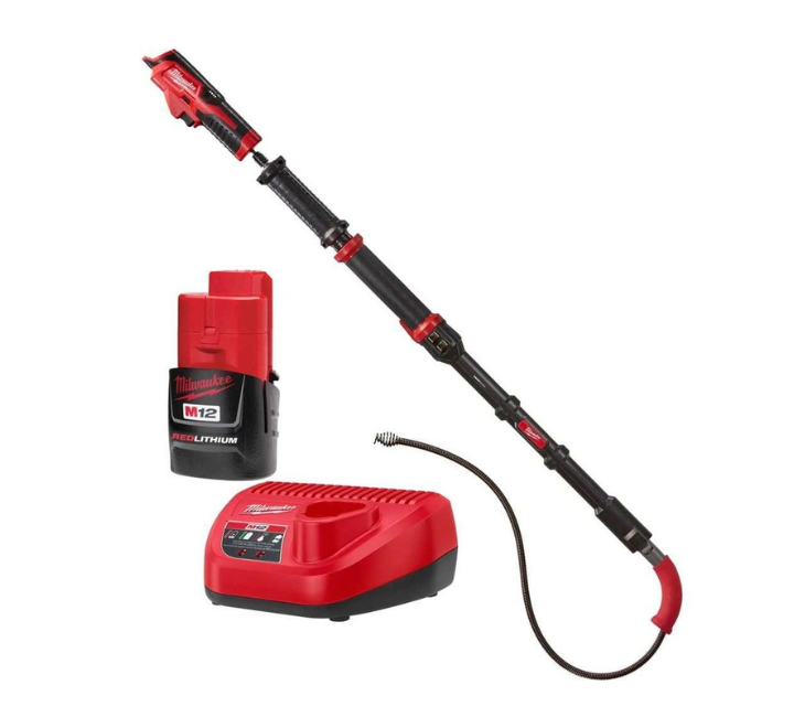 Kit de Barrena de Inodoro M12 6' 1 Batería + Cargador Milwaukee