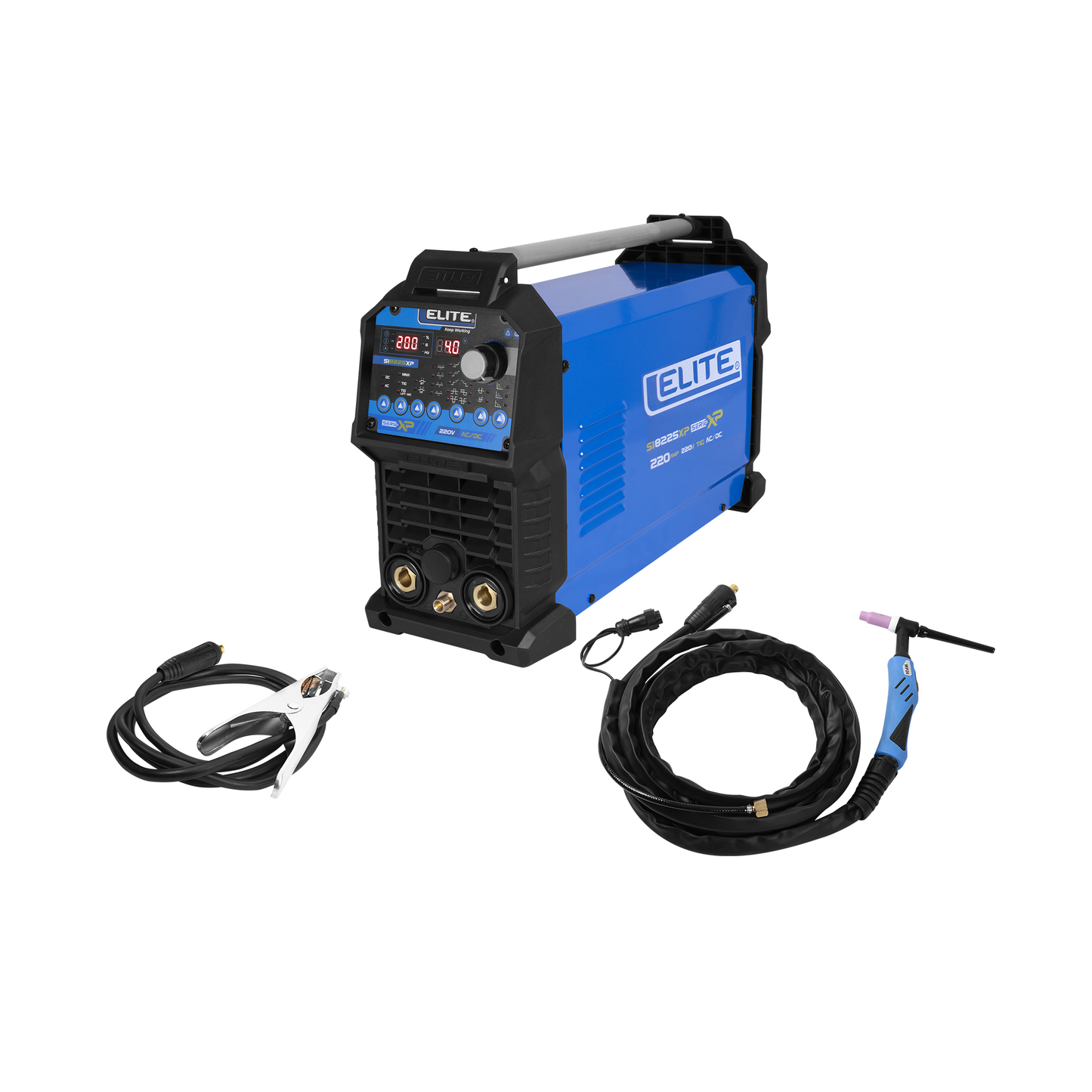 Máquina para Soldar Tipo Inversor TIG/MMA HF AC/DC 220V 220 AMP TIG AC/DC 225 | Elite