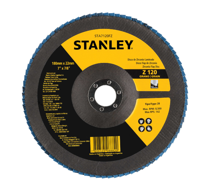 Disco Flap 7" x 7/8" Z120 Stanley