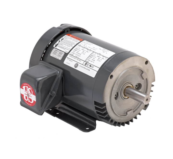 Motor Eléctrico Trifásico 1 HP, 1765 RPM, Frame 56C, 208-230/460V (TEFC)