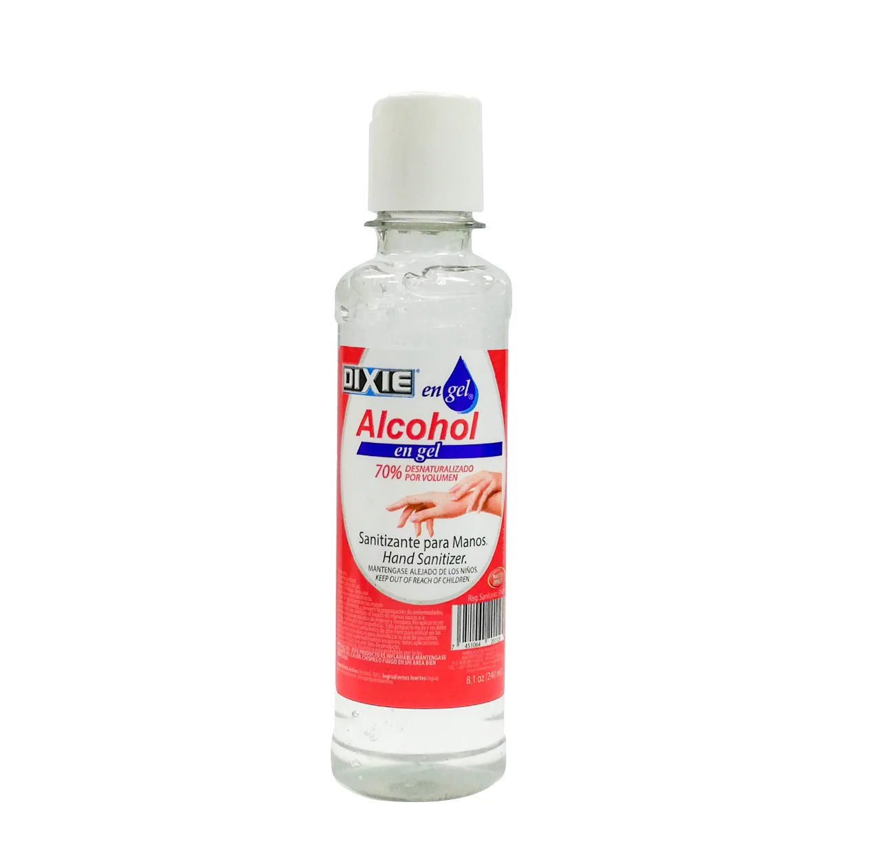 Alcohol en Gel Alco Soft Botella 240 ml 8.1 Oz