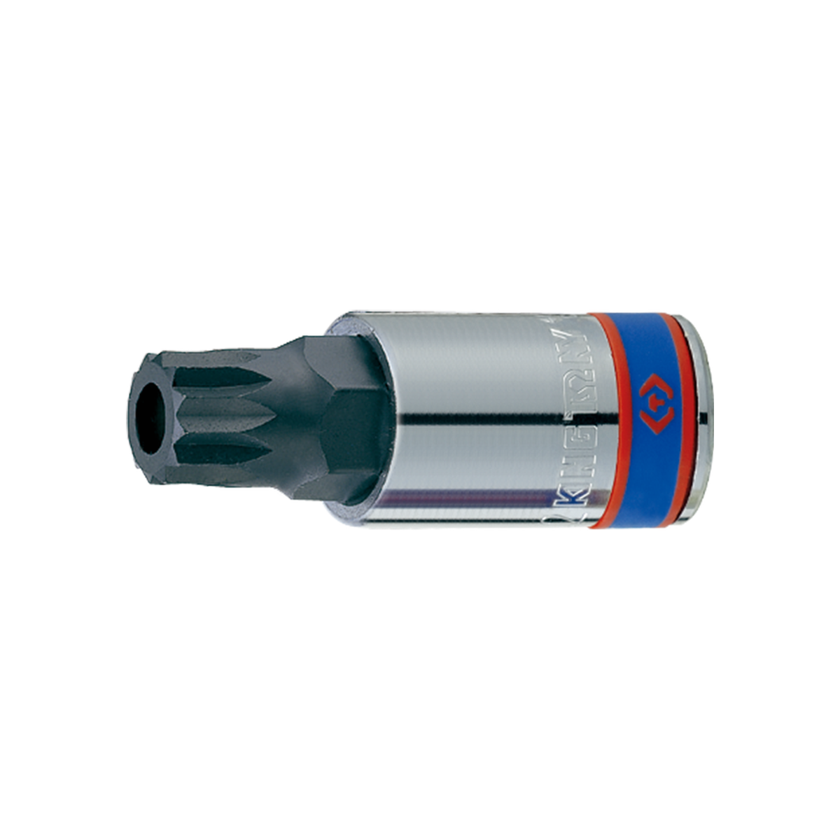 Socket Corto con Punta 12 Estría Seguridad 1/2" x 18 mm | King Tony