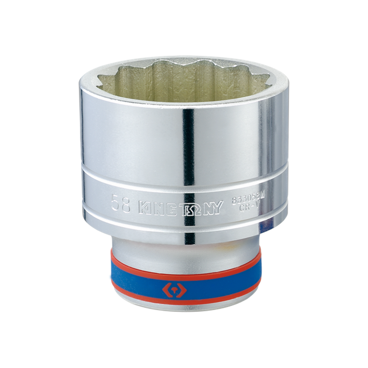Socket Corto 1" x 80 mm 12 Puntas | King Tony