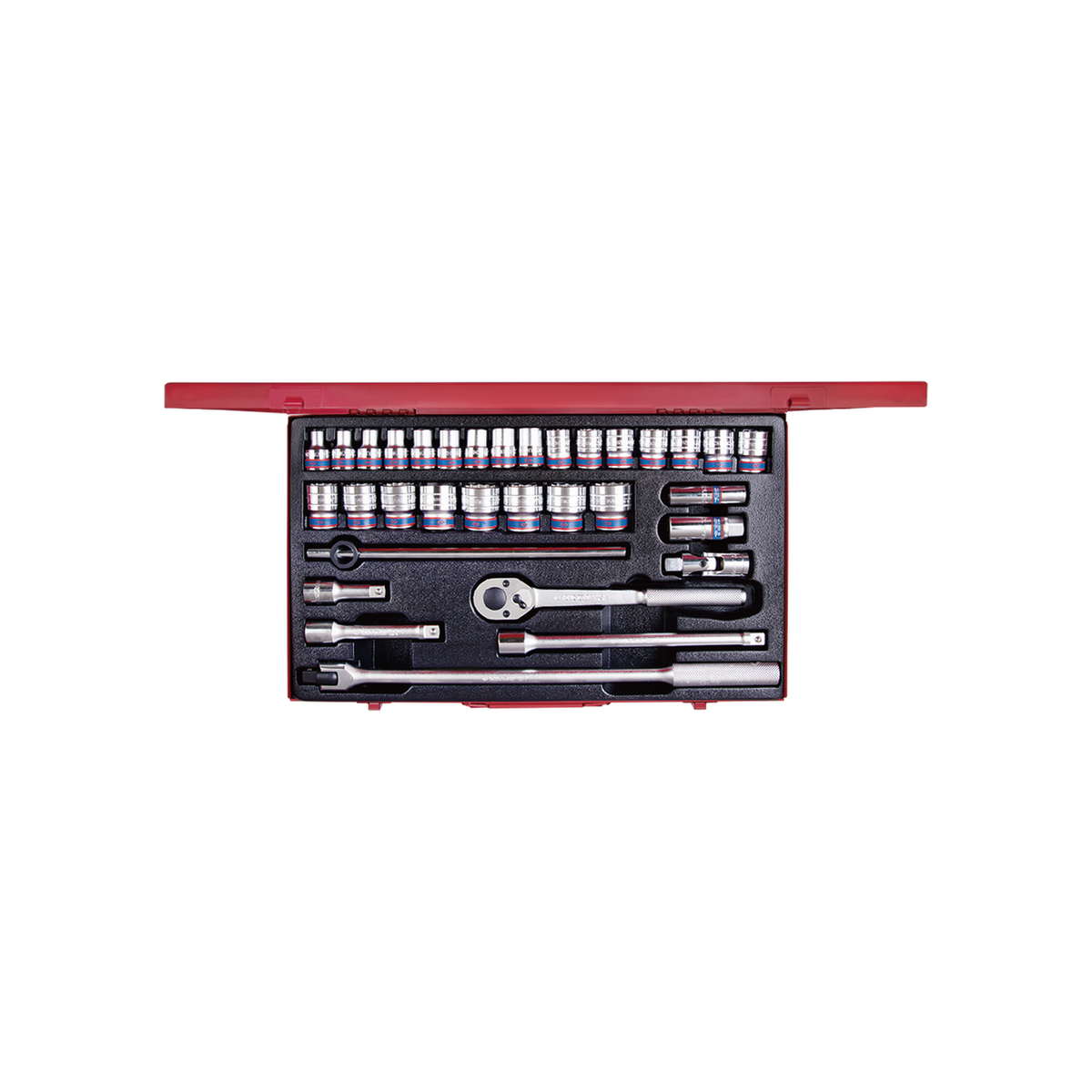 Juego de Socket 1/2" 8-32 mm 6 Puntas 33 Piezas | King Tony