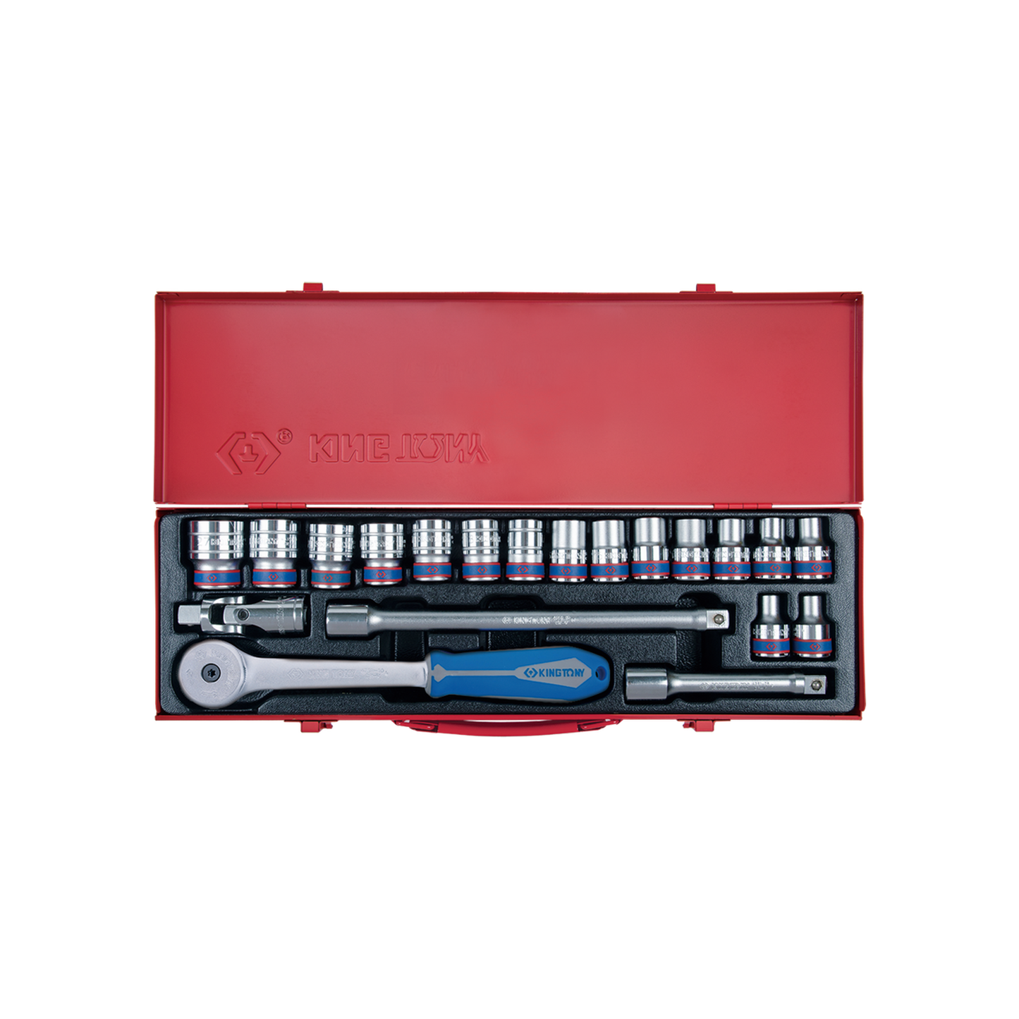 Juego de Socket 1/2" 8-27 mm 6 Puntas 20 Piezas | King Tony