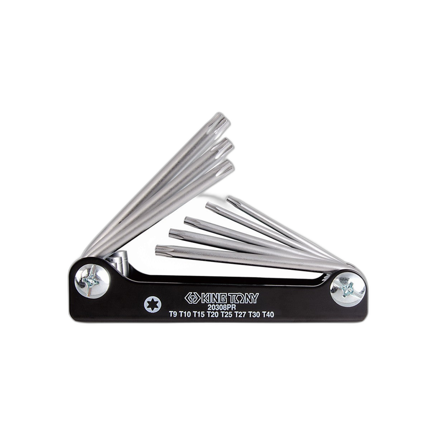 Juego de Llave L Torx 7 Piezas Plegable T10-T40 | King Tony