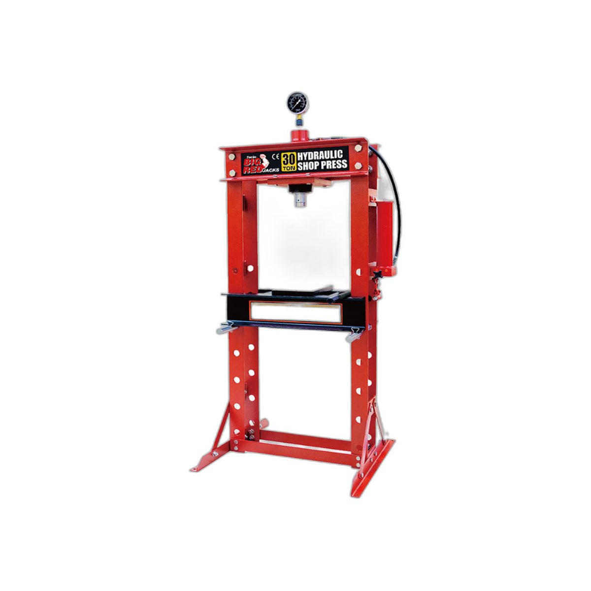 Prensa Hidráulica 30 Toneladas 2 Modos Aire/Manual Big Red | Big Red