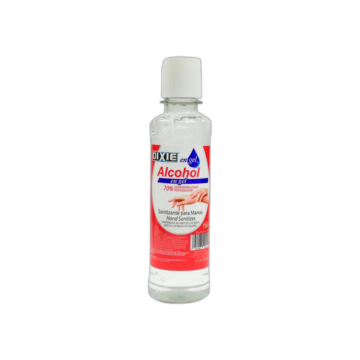 Alcohol en Gel Alco Soft Botella 240 ml 8.1 Oz