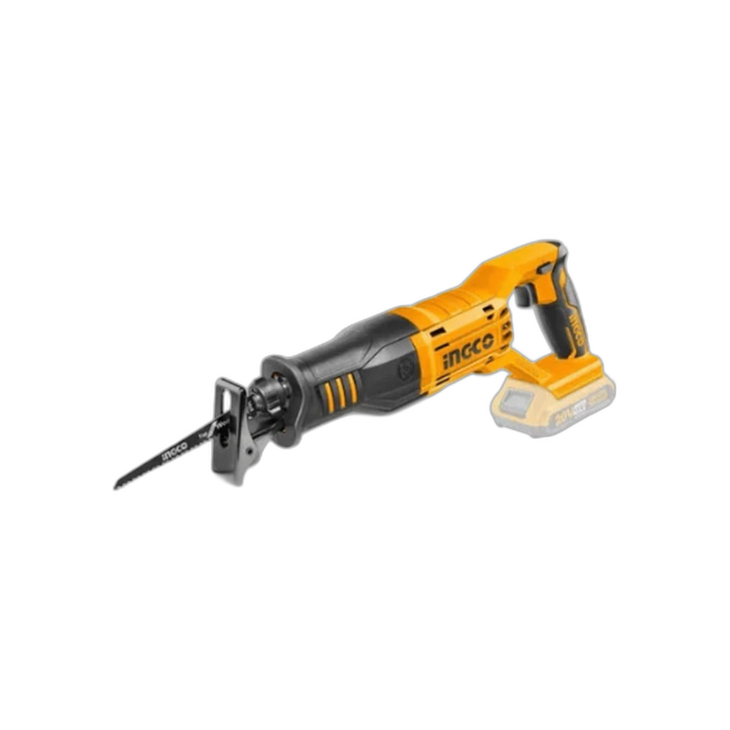 Sierra Recíproca Sable 20 V 0-2800 Corte 8 mm - Metal 115 mm - Madera 2 AH | Ingco