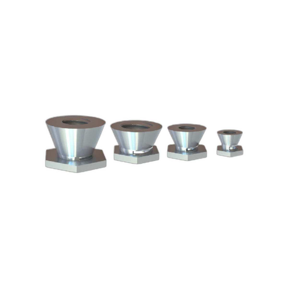 Tuerca de Seguridad Cónica Grado C 5/8-11 Zincada (2512070) | HT Panamá
