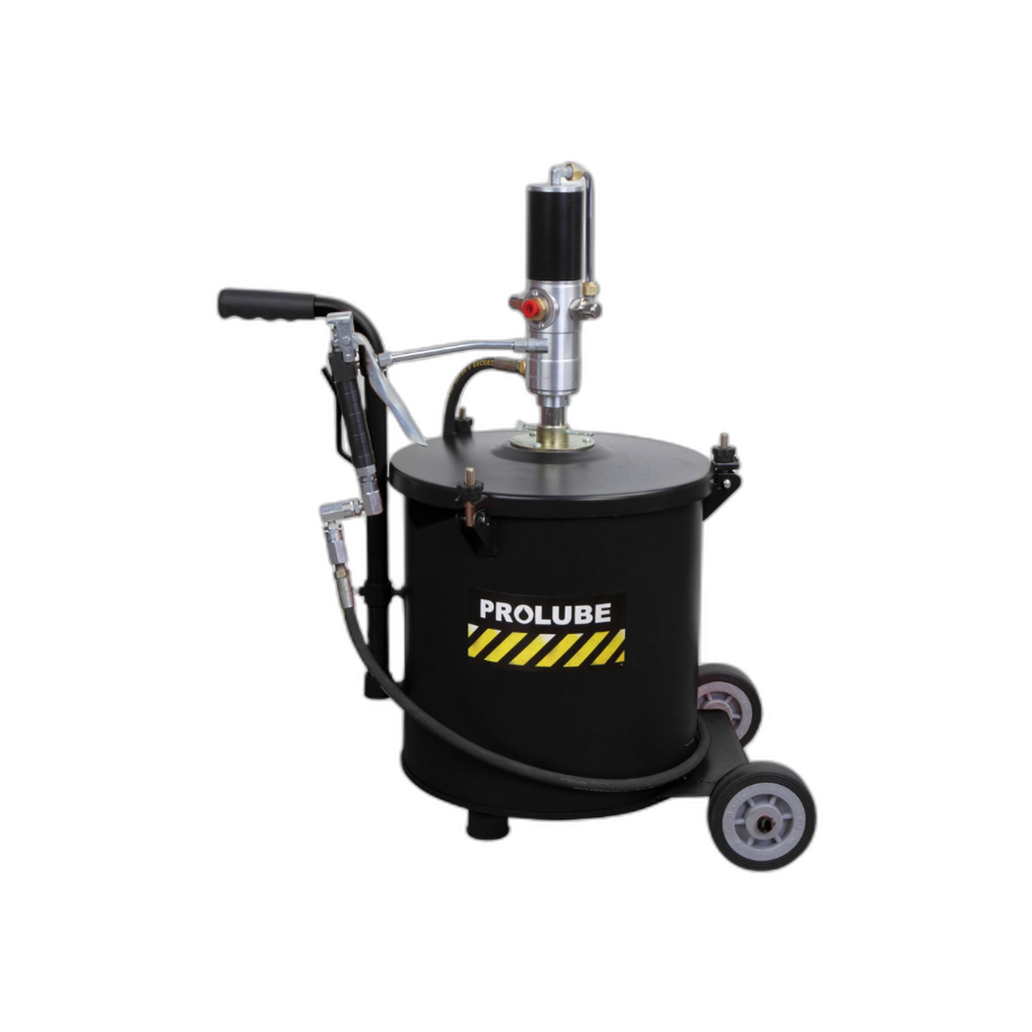 Engrasadora Neumática 30-150 PSI con Carrito y Balde 30 kg | Prolube