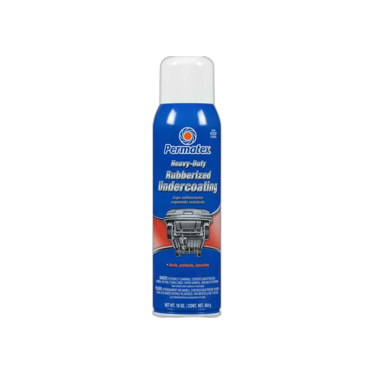 Capa Inferior de Caucho Permatex de Alta Resistencia 16 Oz