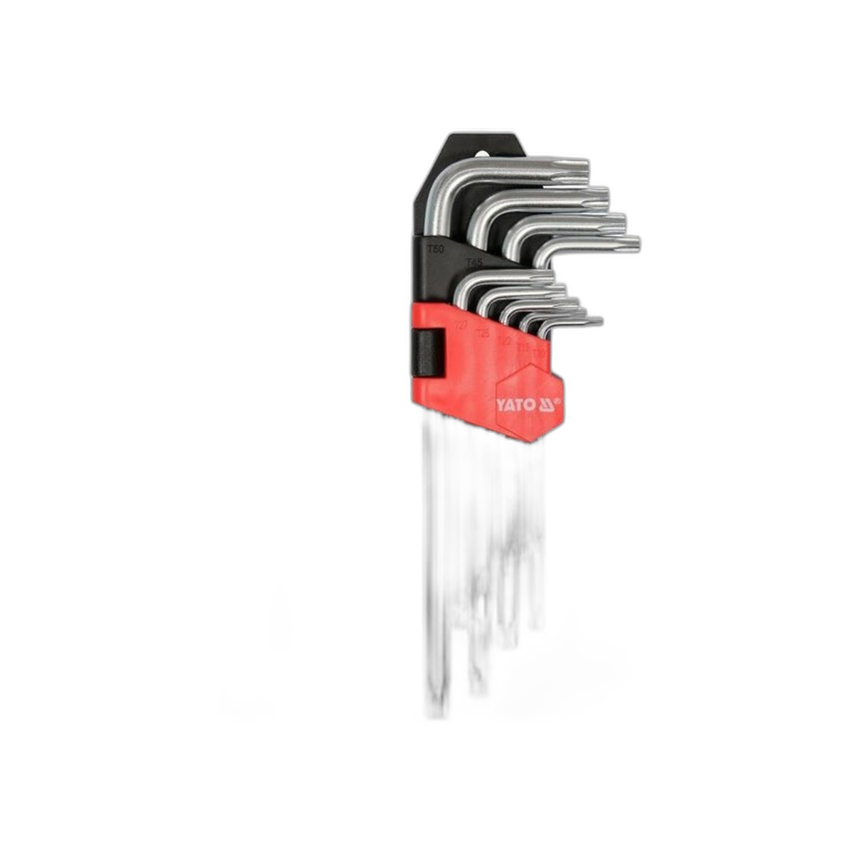 Juego de Llave L Torx 9 Piezas Estándar Seguridad T10-T50 | Yato