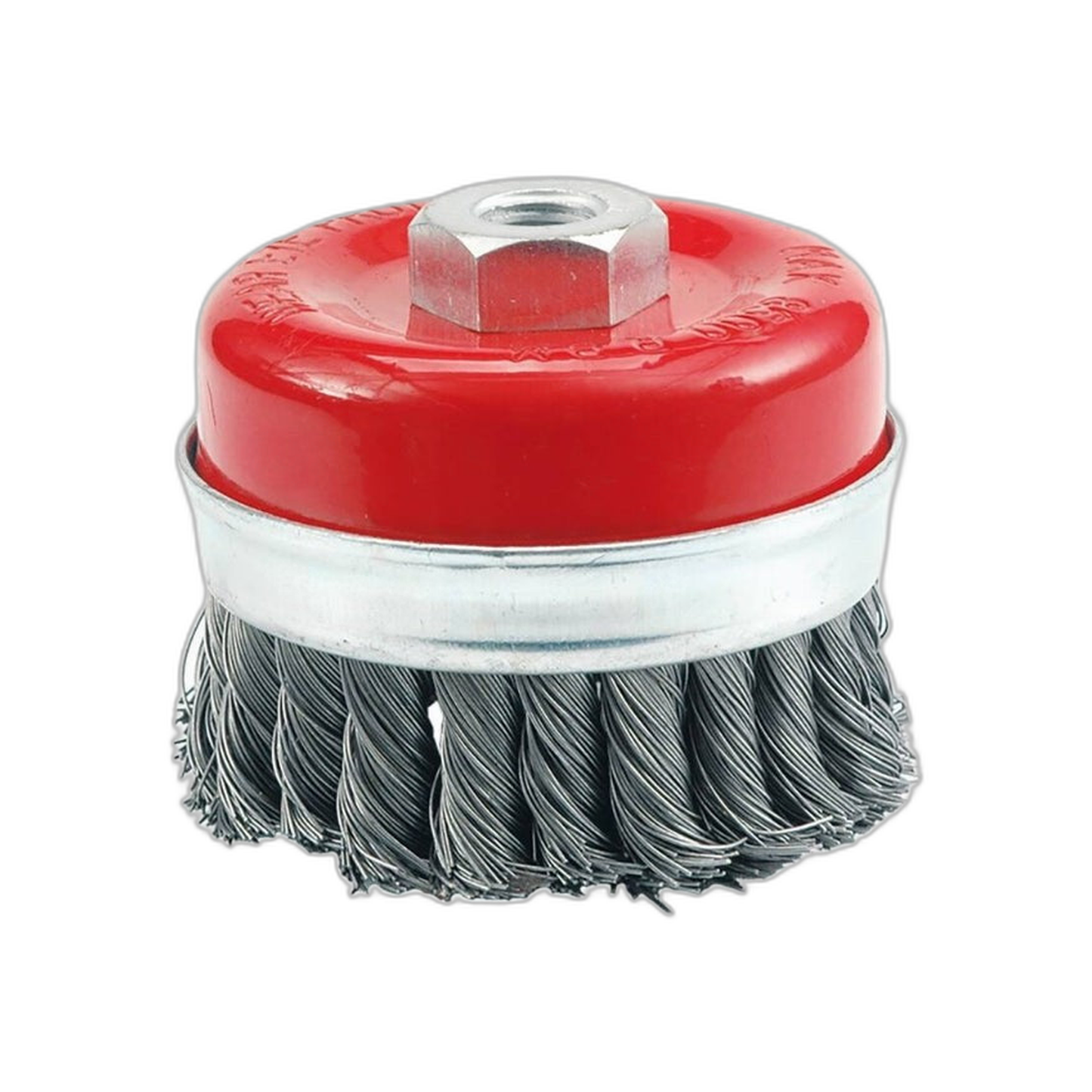 Cepillo Copa Entorchado Acero Gris 4" x 14 mm | Vorel