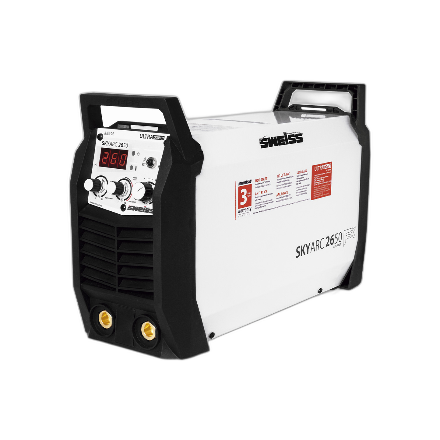 Máquina para Soldar Tipo Inversor SKYARC 2560 250 AMP 110-220V 1PH MMA/TIG | Sweiss