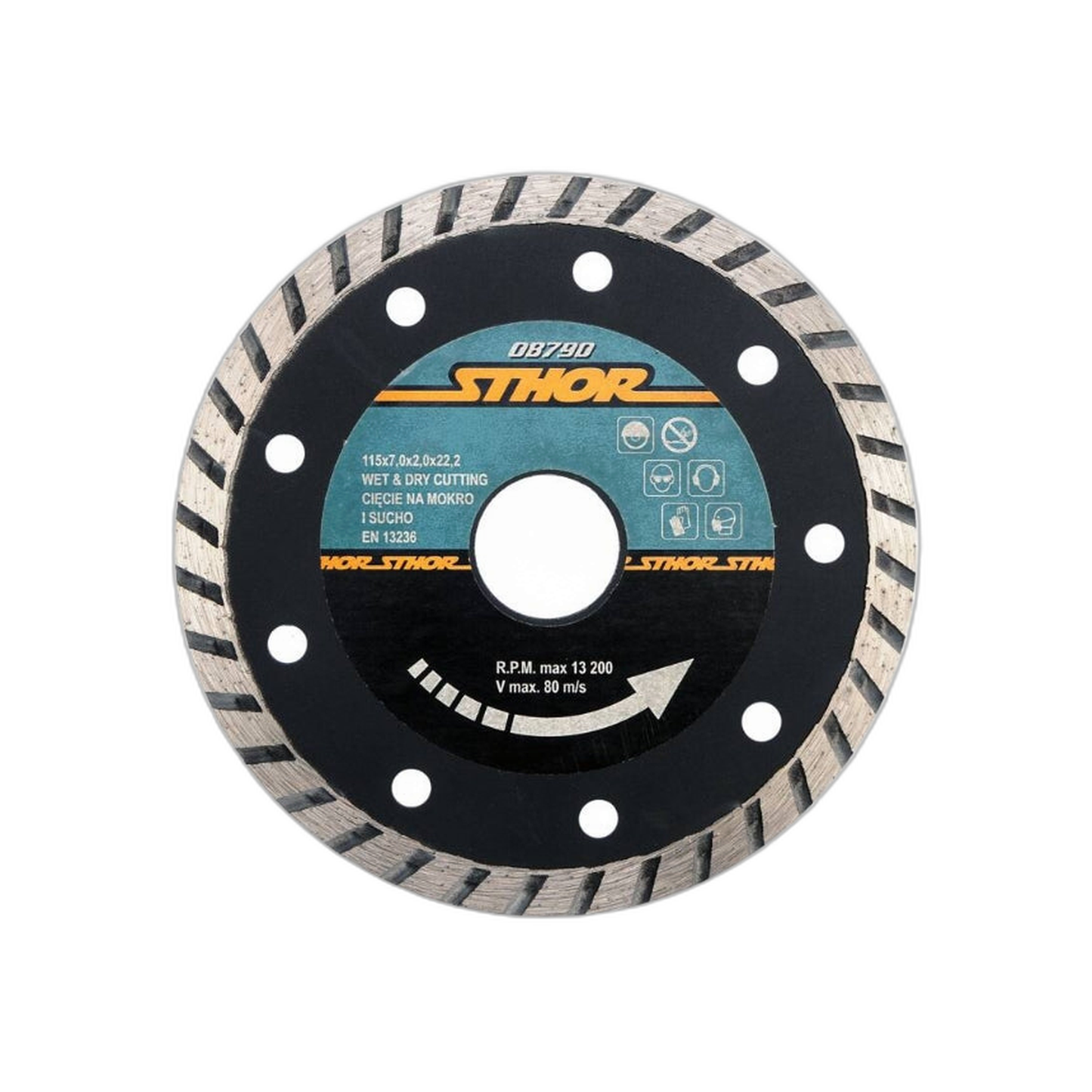 Disco Diamante Turbo 4-1/2" x 7/8" | Sthor