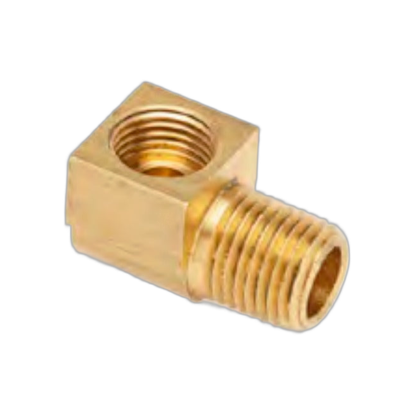 Conexion de Bronce SAE 45 Macho 3/8" Nptf Macho 1/2" Codo de 90 | Continental