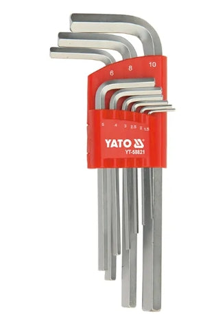 Imagen de Jgo Llave L .9Pz Hex Corta 1.5-10M - HT automotriz e industrial