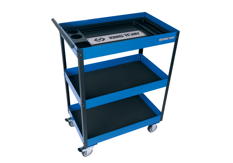 Caja de Herramientas 3 Sección 30" y Carro Color Azul - KING TONY