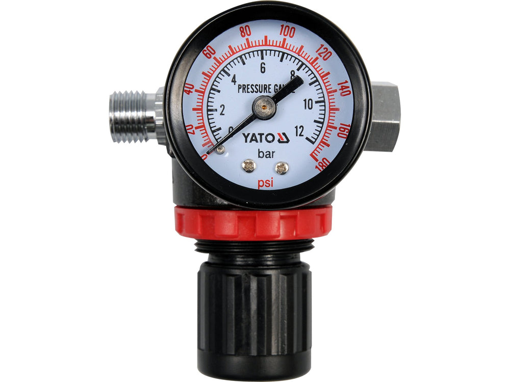 Regulador de Presión de Aire con Manómetro 1/4" Yato YT-2381 - foto oficial fabricante