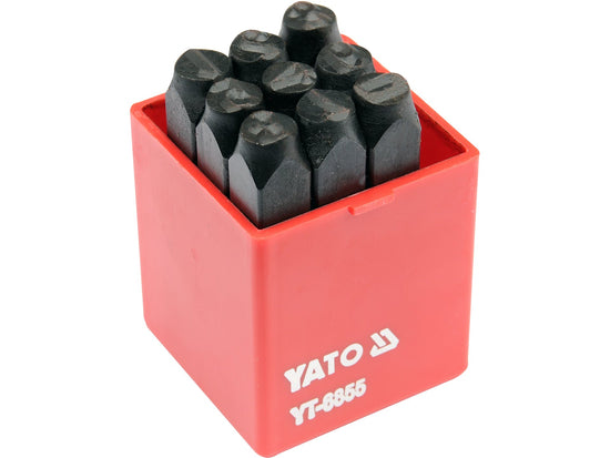 Numero de Golpe 8mm 9 Piezas - Herramientas - YATO
