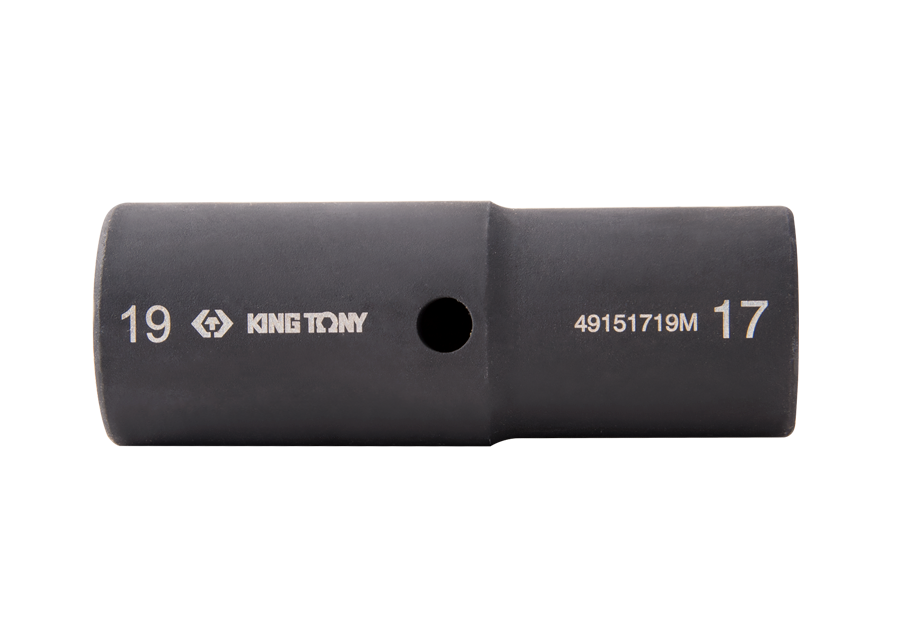 Socket de Impacto Doble 1/2" 17 x 19 mm | King Tony - Herramientas