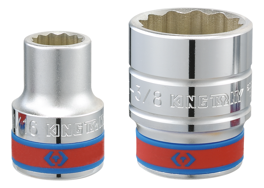 Socket Corto 3/8" x 3/4" 12 Puntas | King Tony