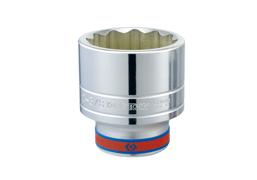 Socket Corto 1" x 2-3/8" 12 Puntas King Tony