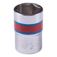 Socket Corto 3/8" x 1/2" 6 Puntas King Tony