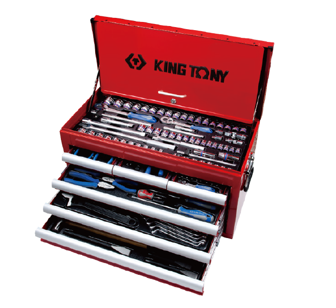 Caja de Herramientas 6 Gaveta 26" 219 Piezas King Tony
