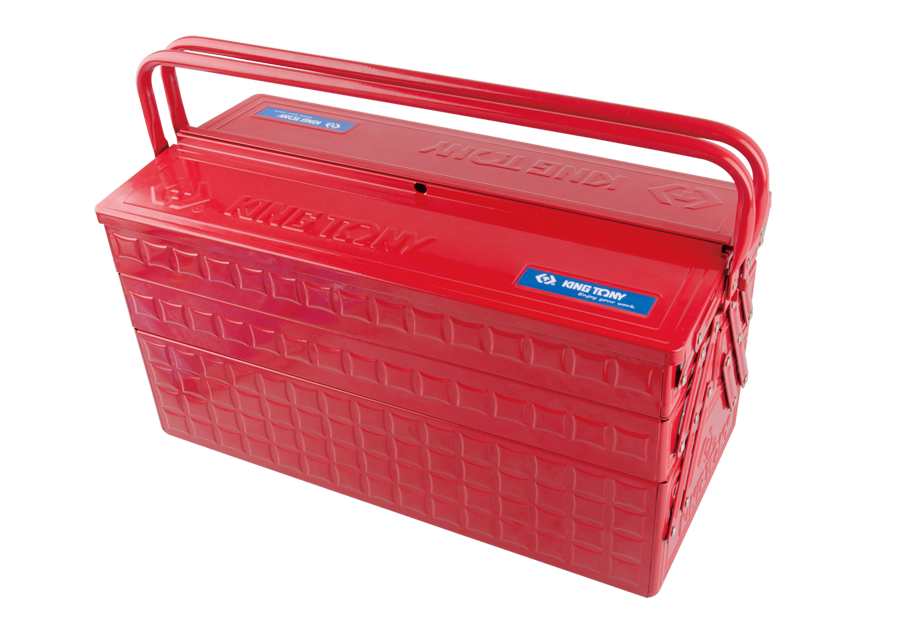 Caja de Herramientas Plegable 5 Gavetas 18" Roja | King Tony
