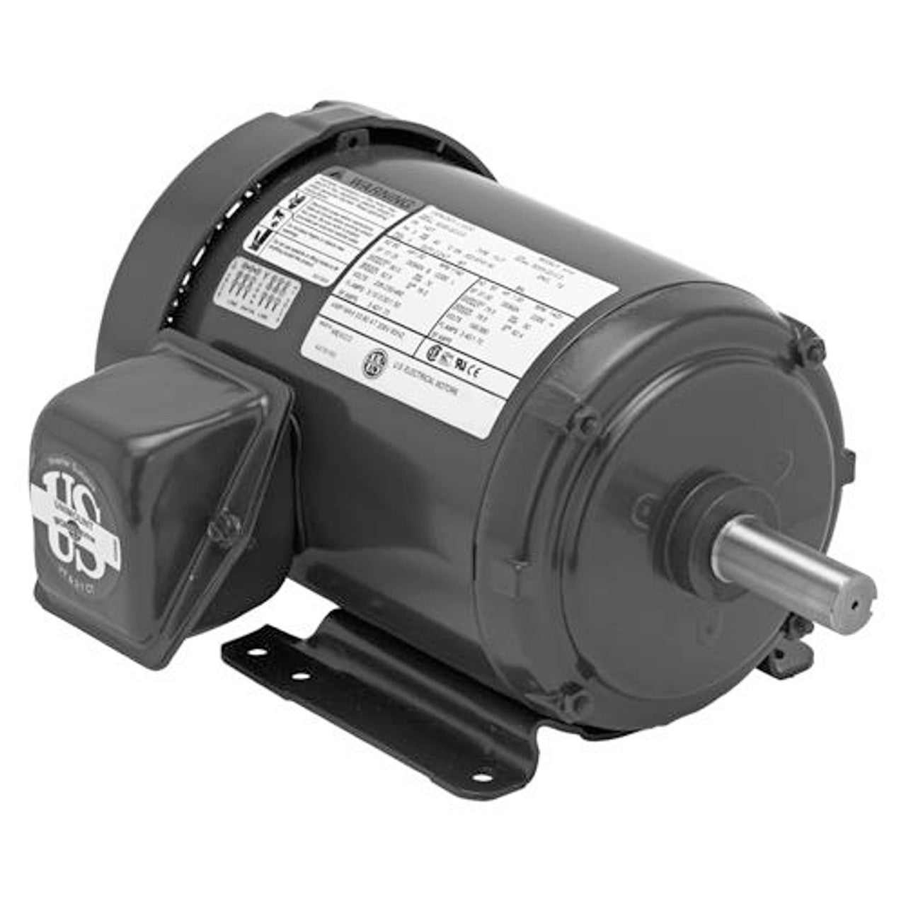 Motor Electrico Trifasico 2 HP, 1800 Rpm, Frame 56C, Ac 230/460 V, Tefc | US Motors - Transmisión de potencia