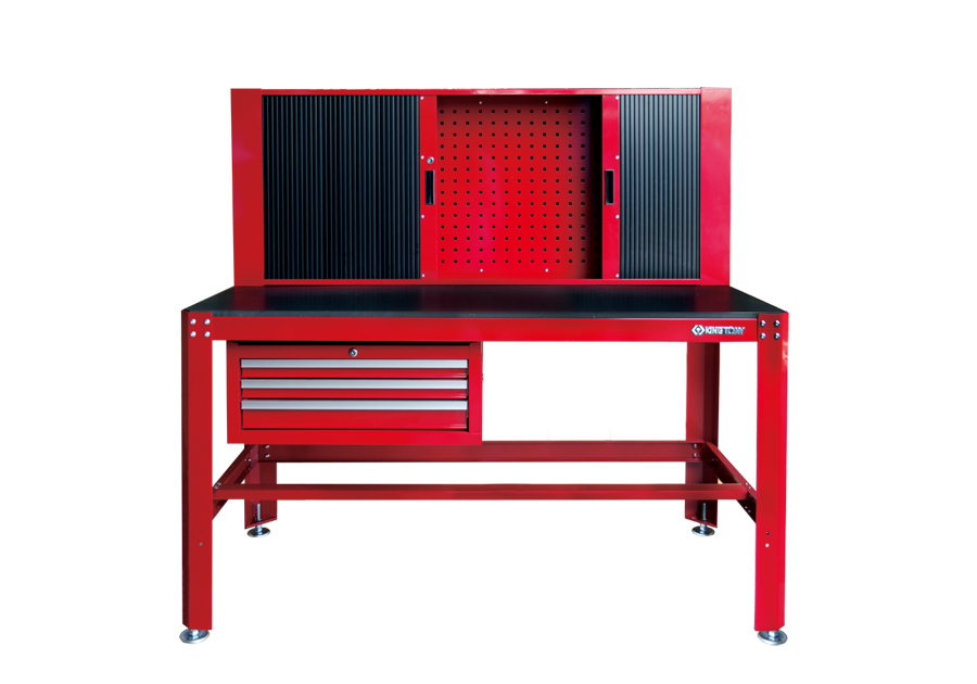 Mesa de Trabajo 3 Gavetas + 1 Armario de Pared | HT Panamá