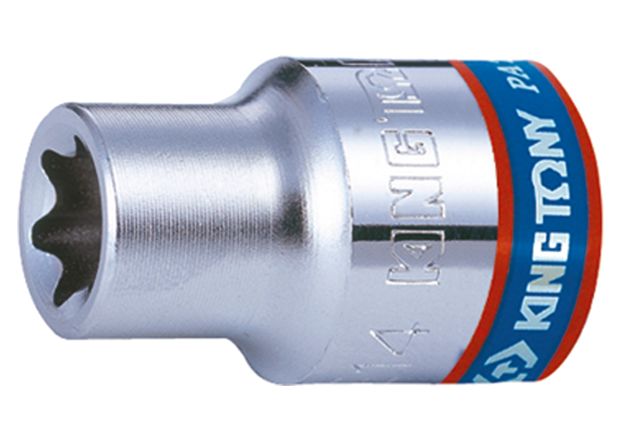 Socket Corto Torx H 3/8" E16 King Tony