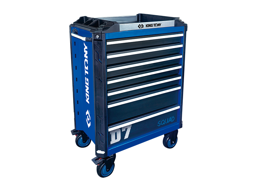 Caja de Herramientas 7 Gaveta con Rueda Serie Squad | King Tony