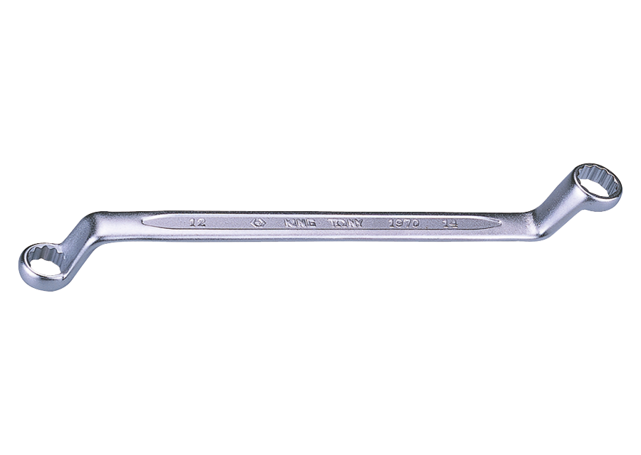 Llave Cerrada Acodada 75° 8 x 9 mm (19700809) King Tony