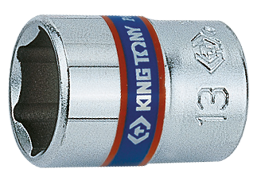 Socket Corto 1/4" x 6 mm 6 Puntas King Tony