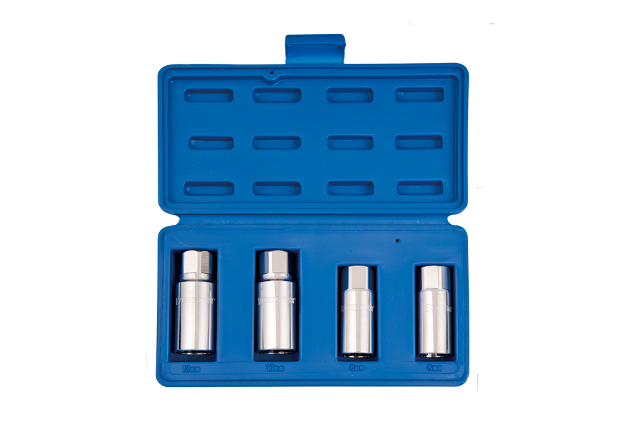 Juego de Socket 1/2" Extractor de Espárragos 4 Piezas